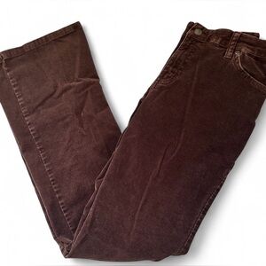 St. John’s Bag Brown Cotton Corduroy Pants Timeless Boot Cut Women’s 6